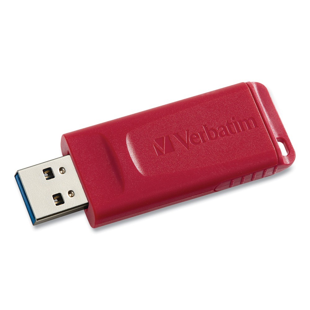 Verbatim 97005 Store 'n' Go 64 GB USB Flash Drive - Red New