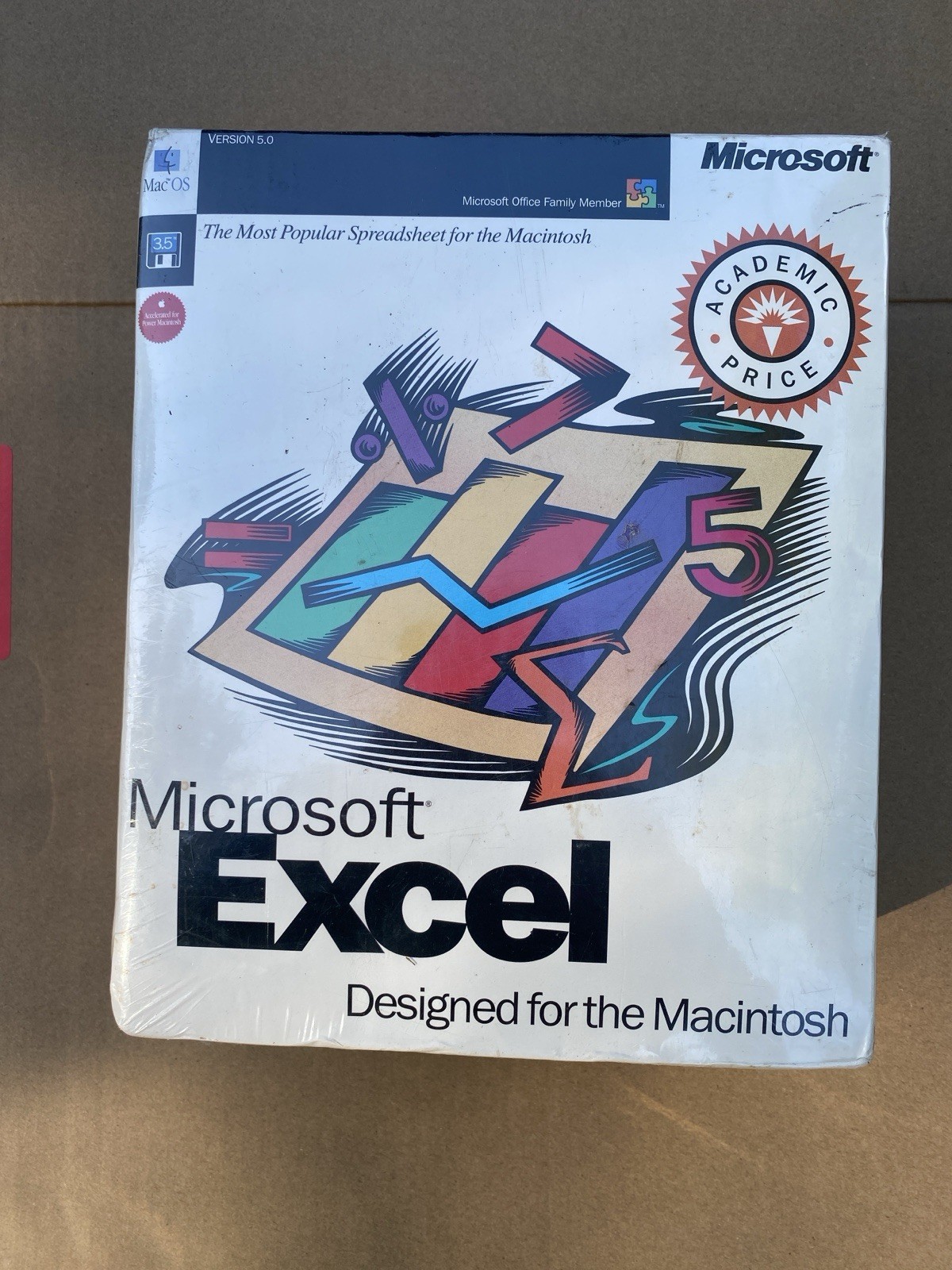 Microsoft Word 5.0 for Apple Macintosh – unopened