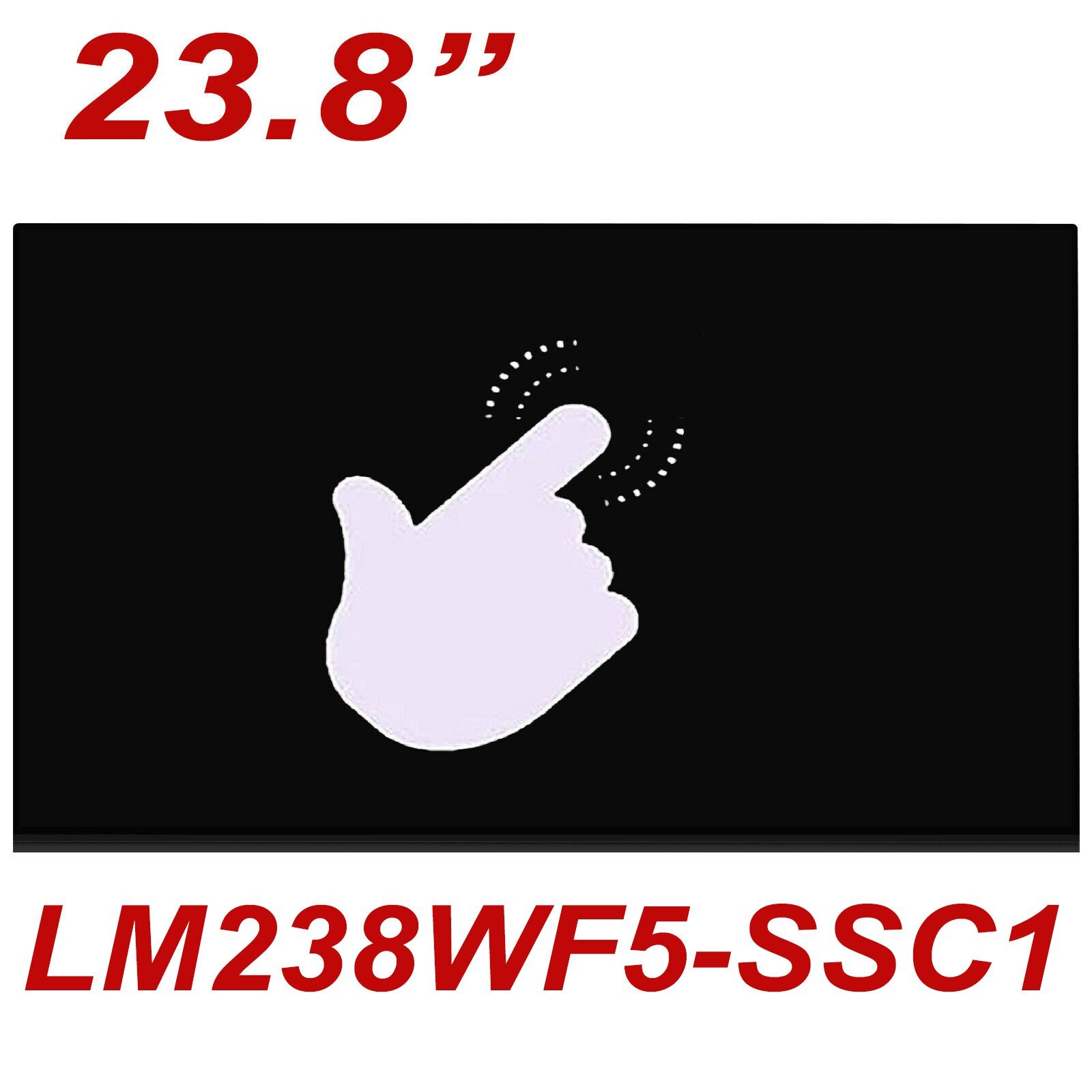 NEW HP 24-X 24-X021 24" Borderless LCD Screen All-in-One Touchscreen 23.8" FHD.