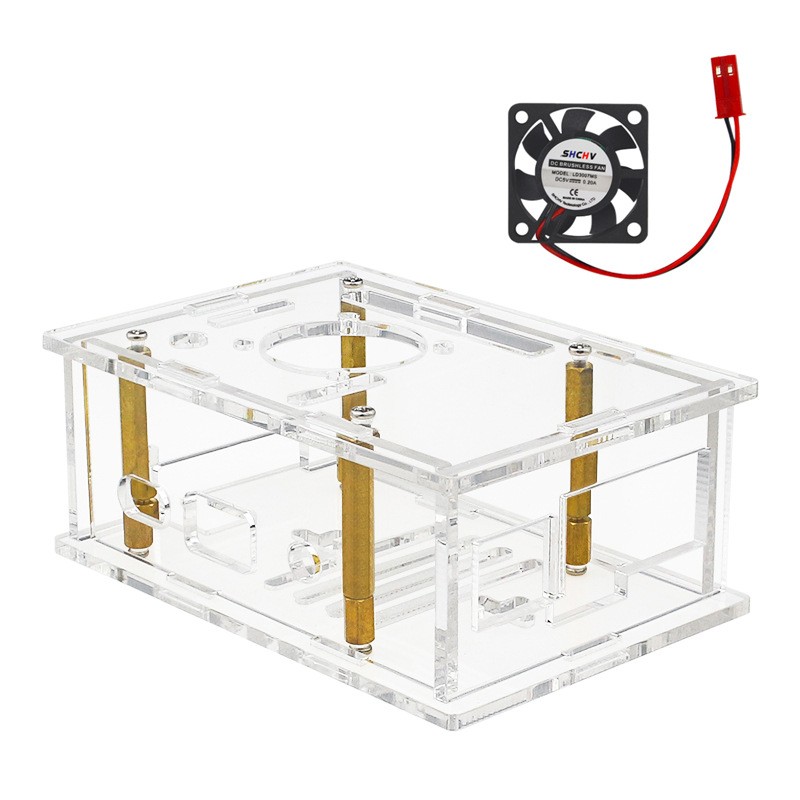 New Clear Acrylic Protective Case For Orange pi 4A Transparent Shell Cover