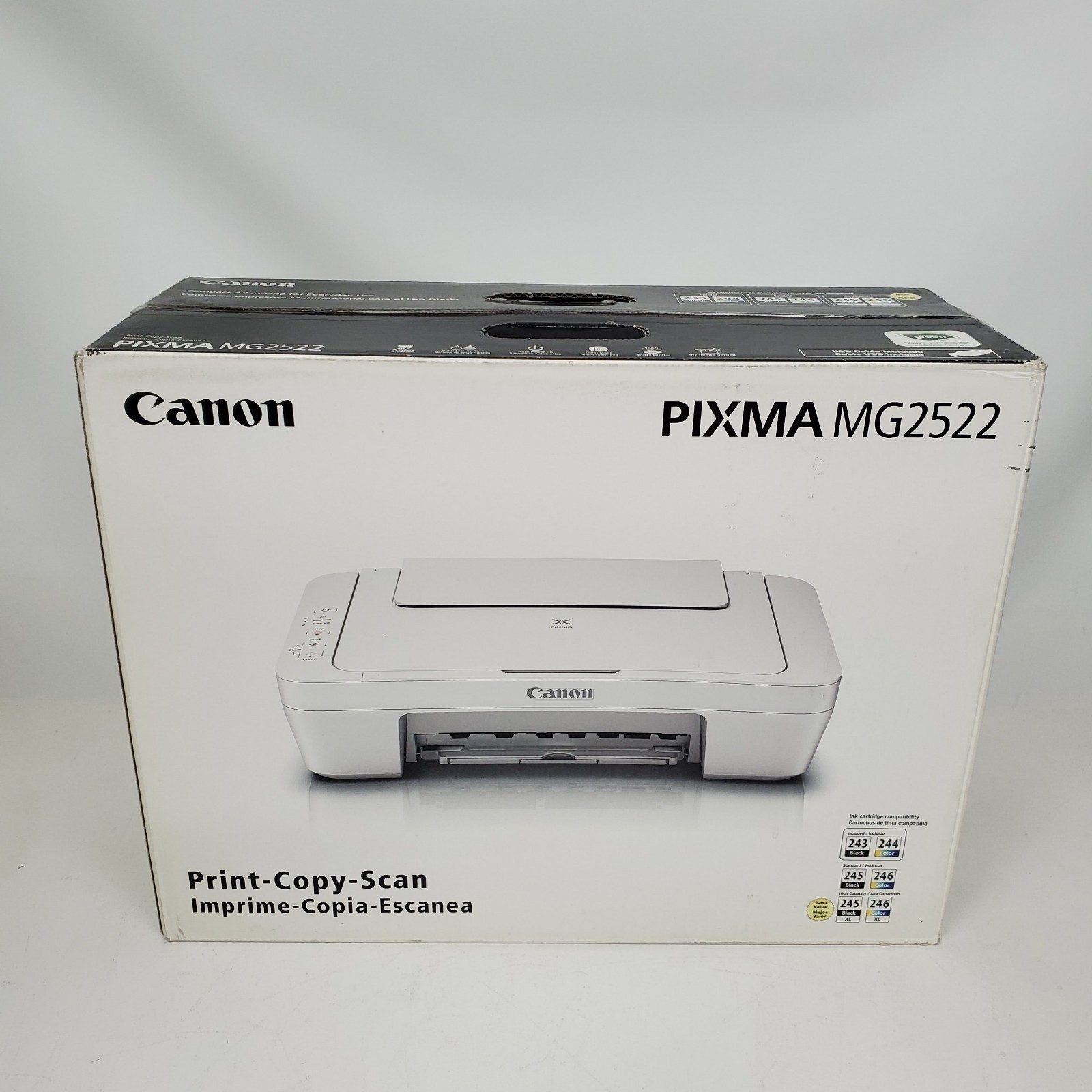 Canon PIXMA MG2522 Color Inkjet All-In-One Printer Scanner Copier Wired USB New