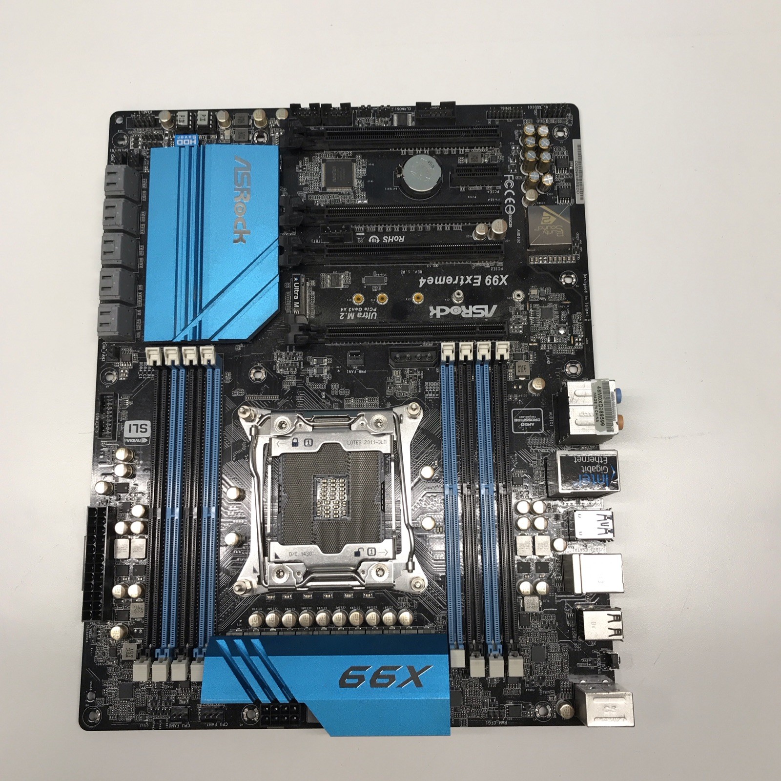 (AS IS FOR PARTS)       Intel X99 Motherboard ASRock X99 Extreme4/3.1 LGA2011-3