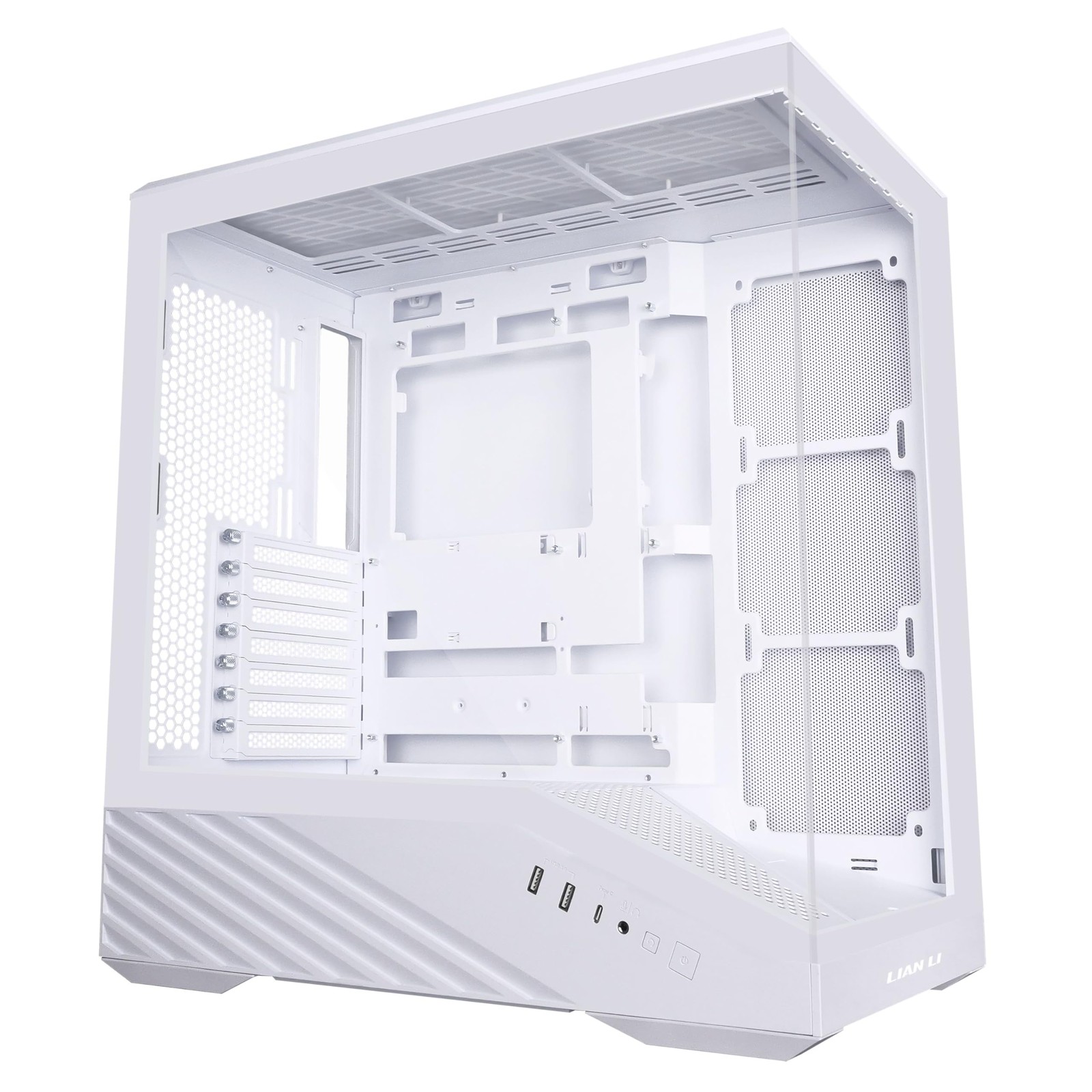 Lian Li V100W V100 ATX Mid-Tower Case White With RGB Strip