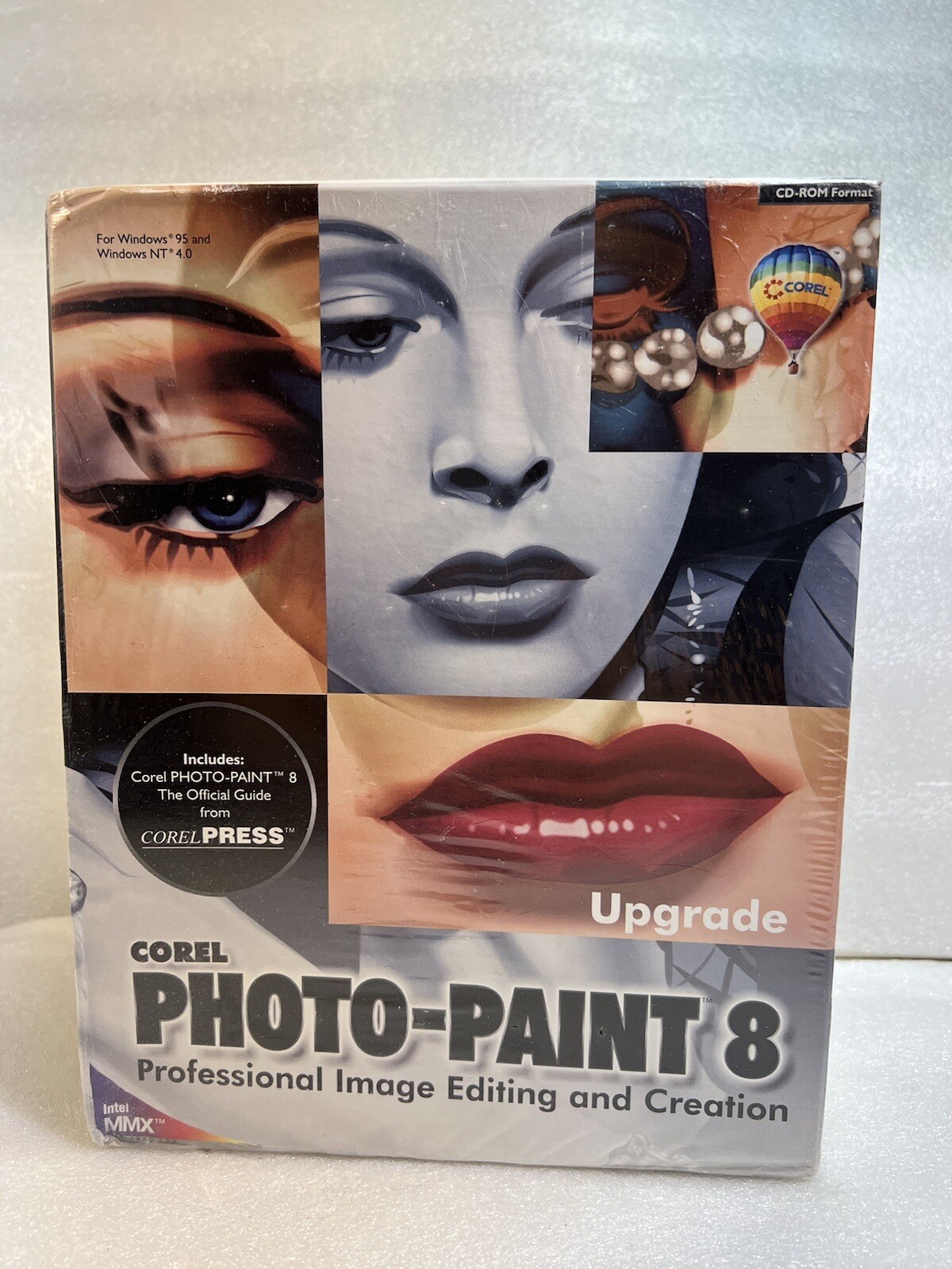RARE 1998 Corel Photo-Paint 8 Upgrade - BRAND NEW FACTORY SEALED