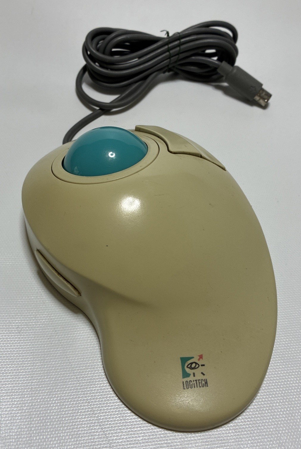 Logitech Trackball Mouse Trackman Vista T-CG10 Vintage PC Gaming