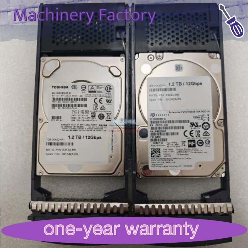 New NetApp X342A-R6 SP-342A-R6 1.2TB 10K SAS 1.2T 2.5 Ds224c Hard Drive