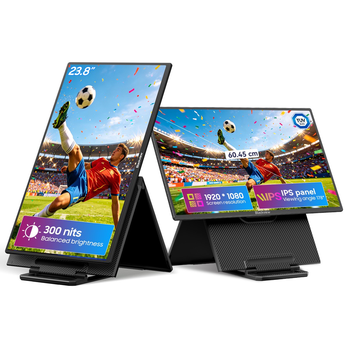 Blackview Table 10 23.8"Laptop Screen Extender 100Hz Portable Monitor For Laptop