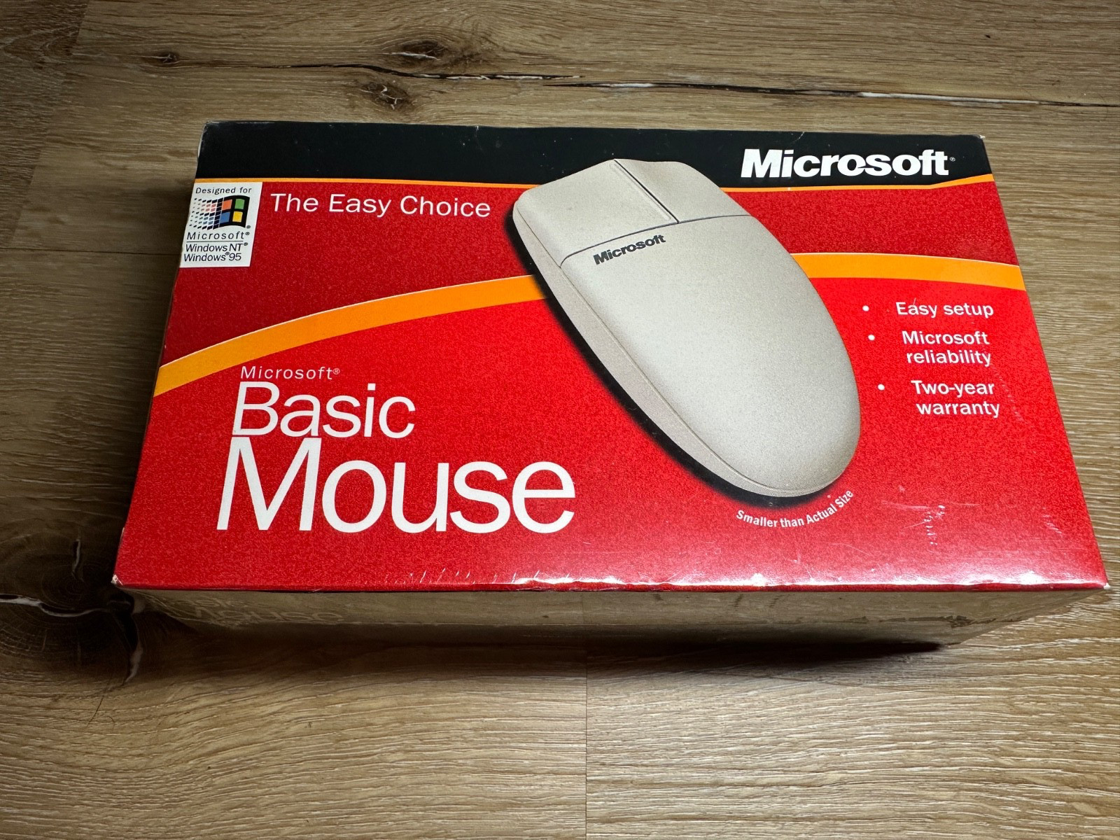 Microsoft Basic Mouse Windows 95 Sealed Vintage New Old Stock