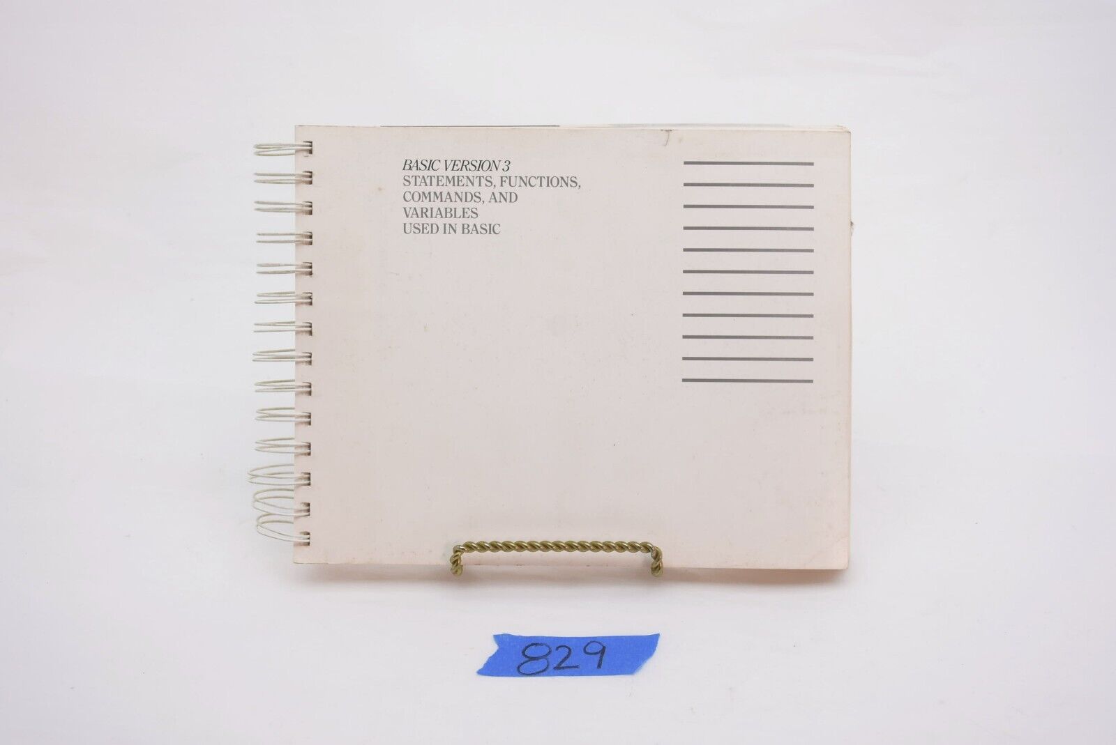 Compaq BASIC Version 3 Reference Guide 1985 1st Edition