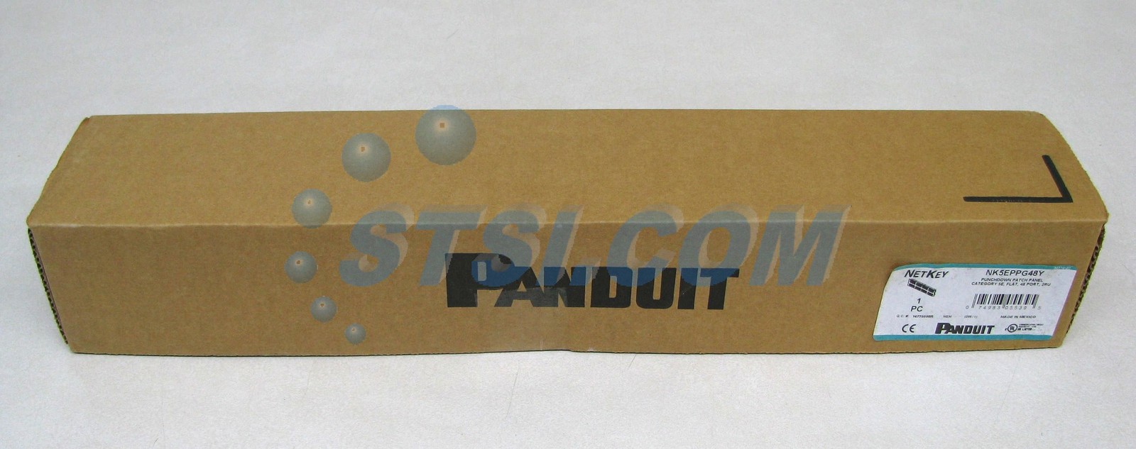Panduit NetKey 48-Port Cat5e Punchdown Patch Panel NK5EPPG48Y ~STSI