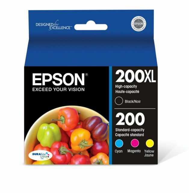 Epson T200XL-BCS 200 Black and Color Ink Cartridges