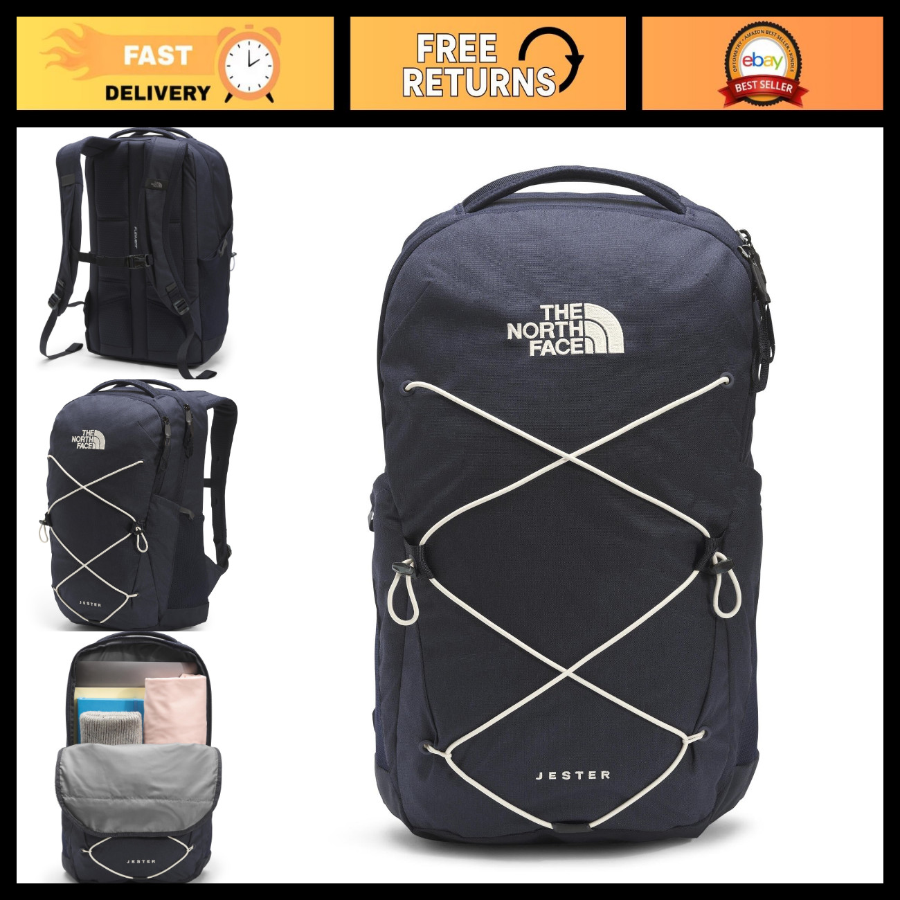 Versatile Laptop Backpack, Aviator Navy, Lightweight & Durable, Perfect for Scho