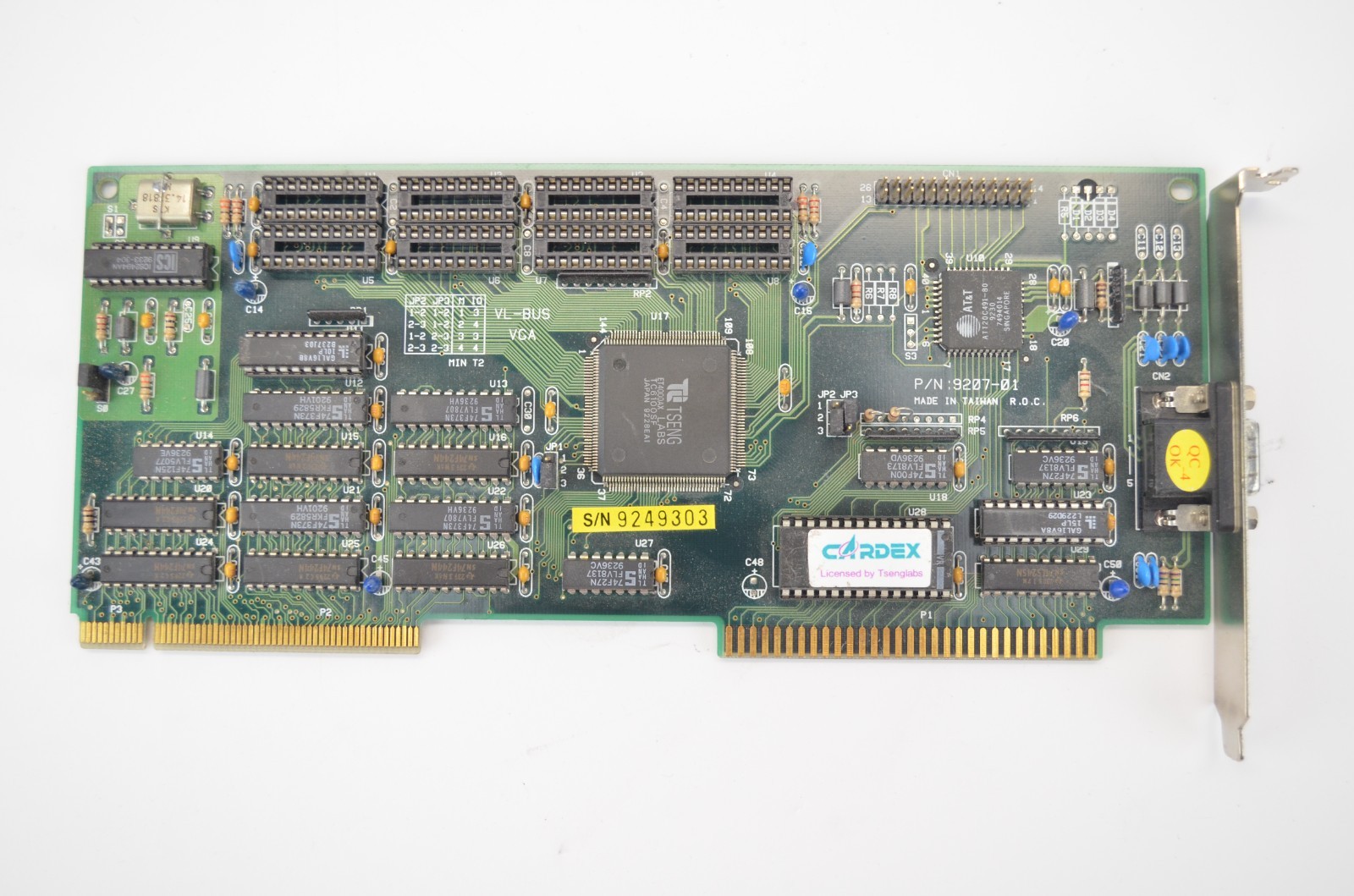 Retro Gaming TSENG LABS ET4000AX 1MB  VLB Retro Graphics Card VGA VESA Local Bus
