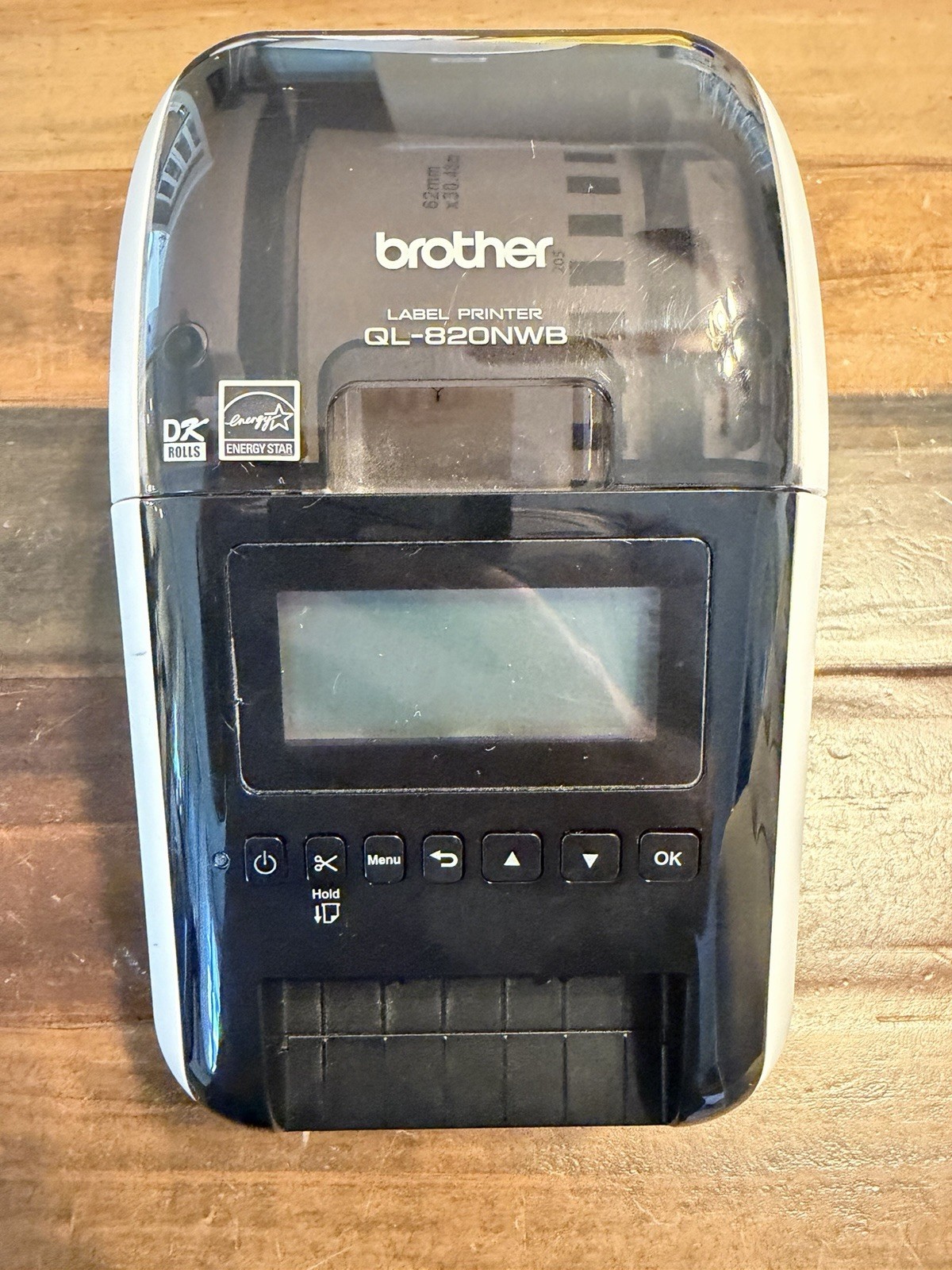 Brother QL-820NWB Thermal Label Printer USB/Ethernet/Bluetooth + Power Adapter