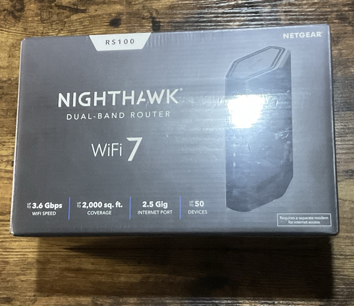 New NETGEAR Nighthawk Dual Band WiFi 7 RS100 Smart WiFi Router