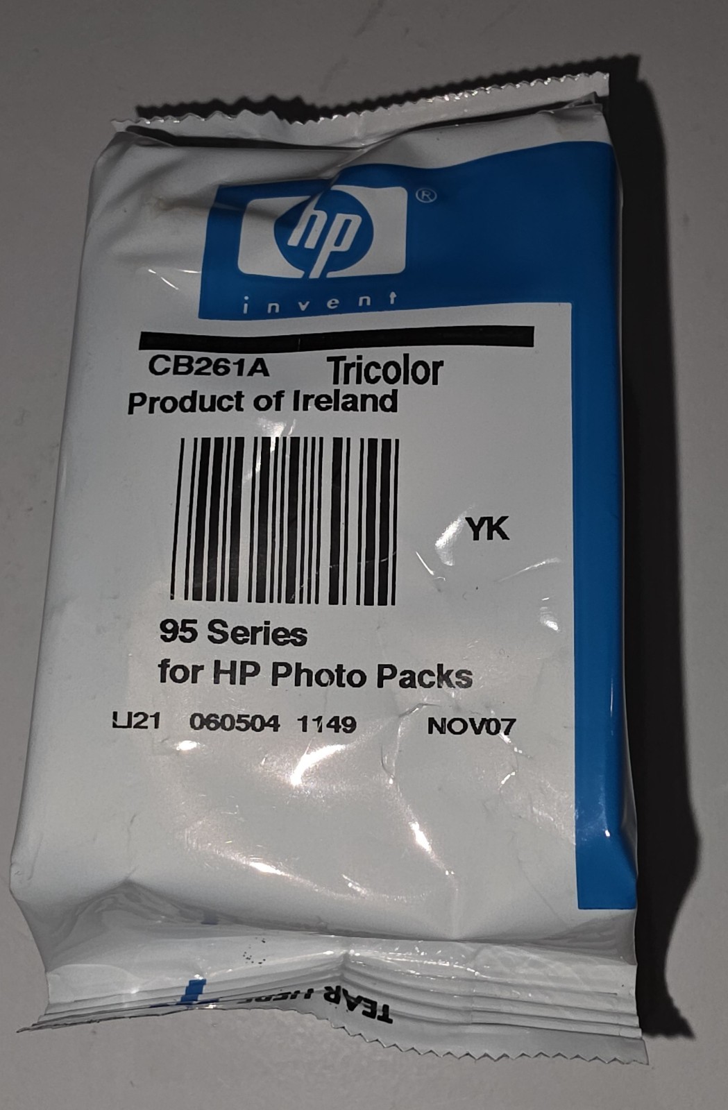 Genuine HP CB261A 95 Series Tri-Color Ink Cartridge For HP Photo Pack New Sealed