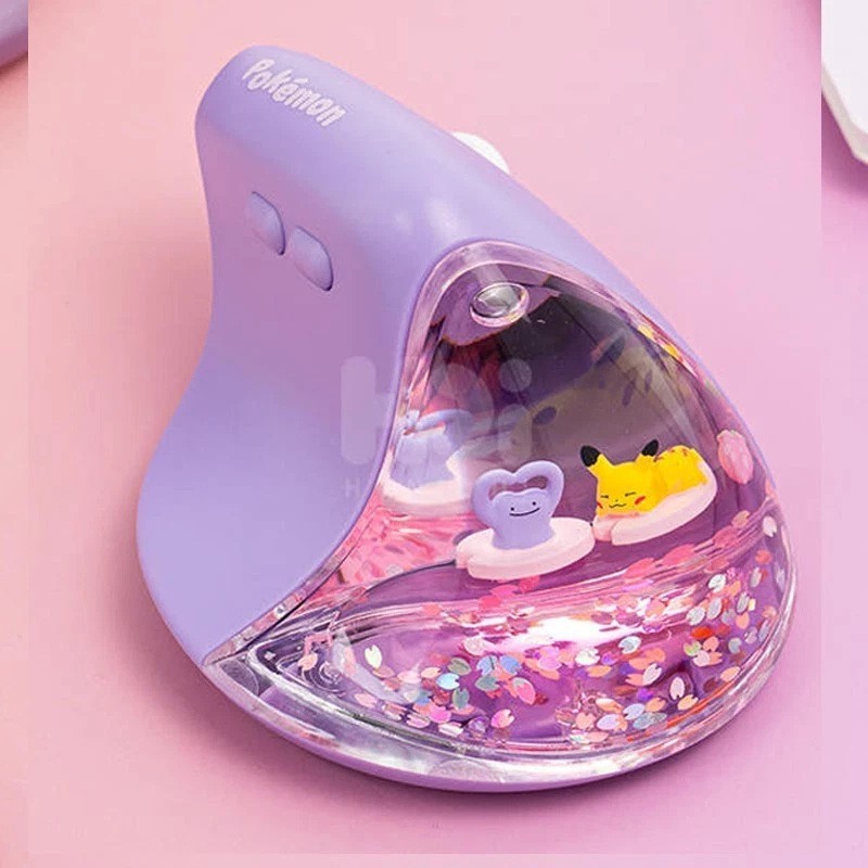 Pokemon Ditto Vertical Wireless Mouse Bluetooth 2.4GHz Ergonomic Korea New