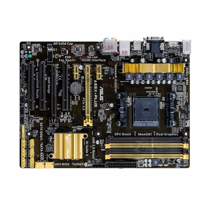 Motherboard for ASUS A88X-PLUS FM2/FM2+ A88 A8 A10 DDR3 AMD CrossFire&SL XU