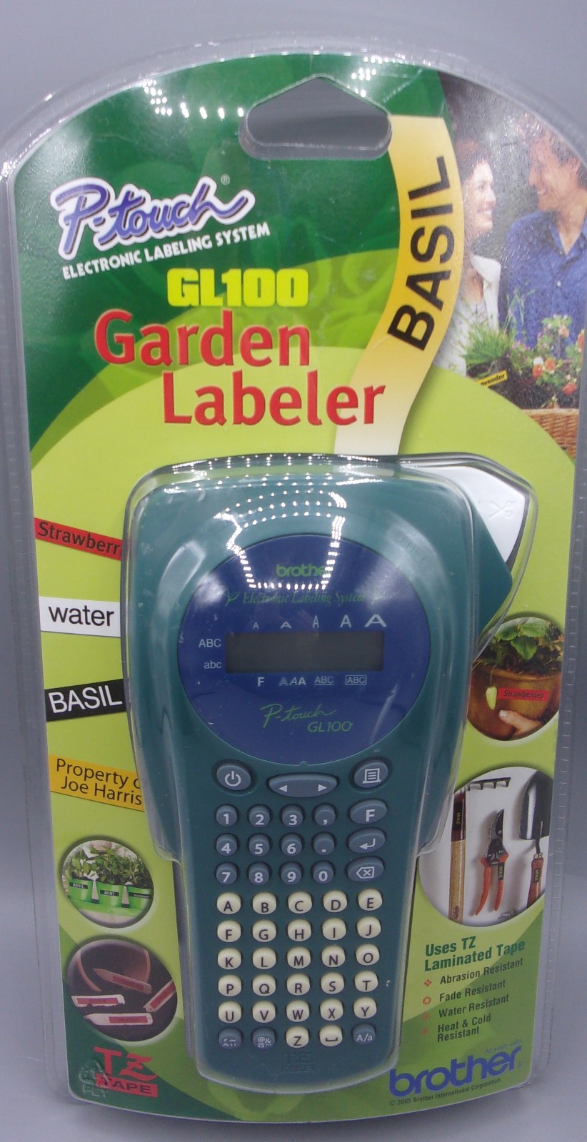 Brother P-Touch Electronic Labeling System GL100 Garden Labeler-Label Plants NEW