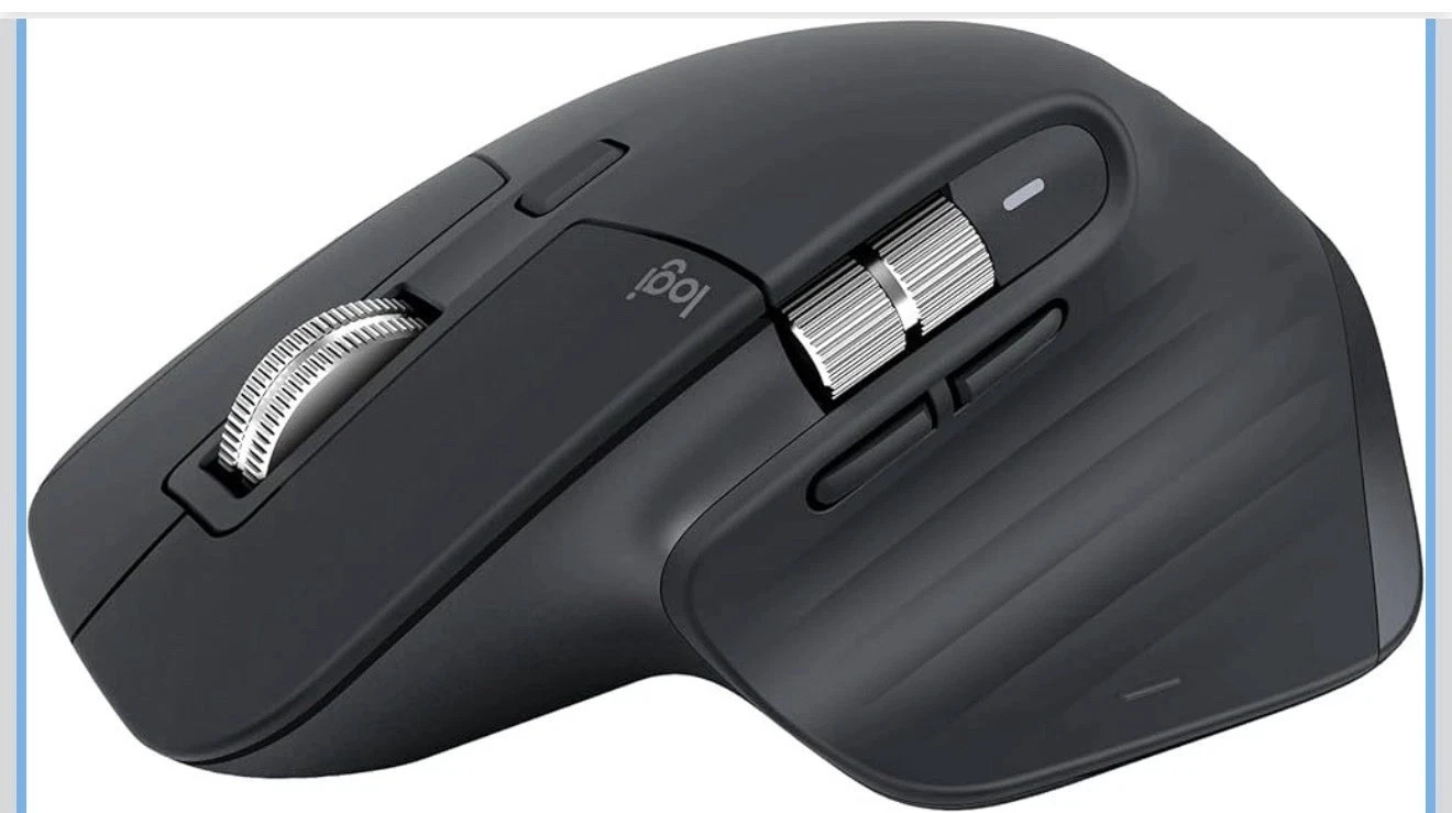 Logitech MX Master 3S Performance Wireless Mouse Ultrafast Scrolling