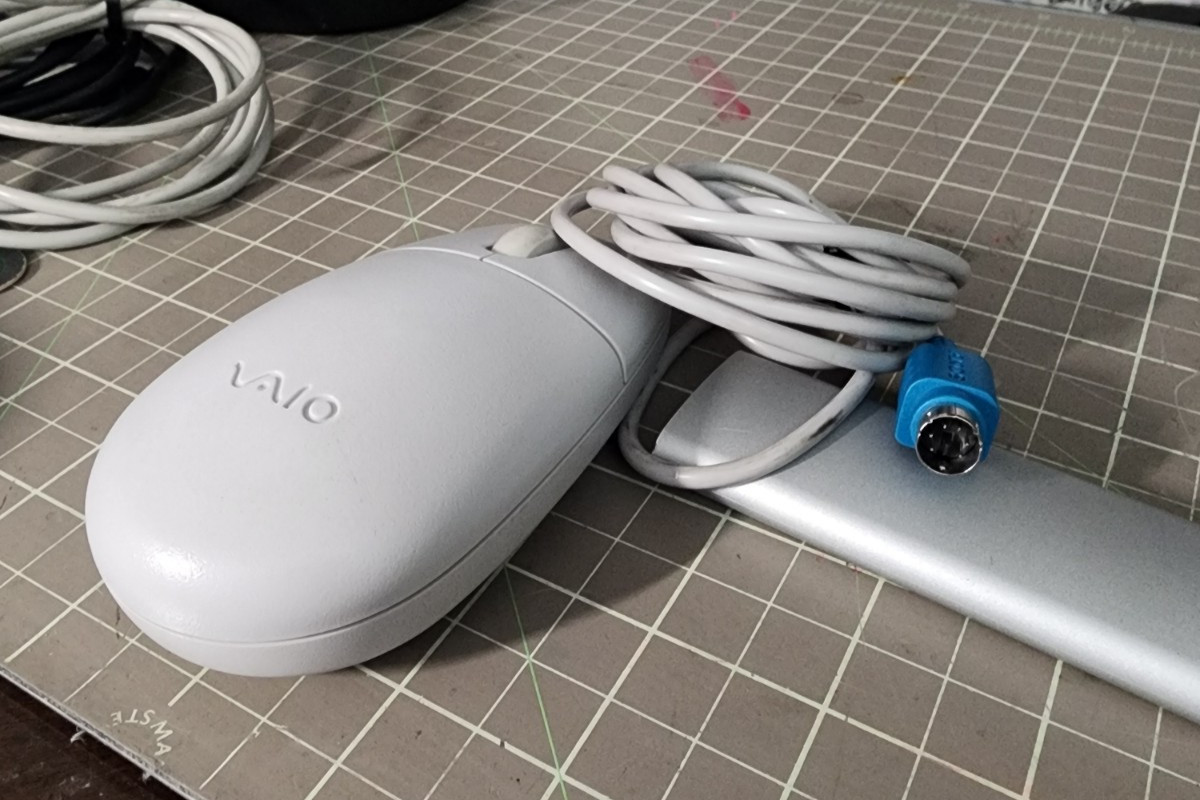 ⌨Sony VAIO 2-Button PS/2 Ball Mouse w/Scroll Wheel⭐PCVA-MSPB💽Pre-Owned &Working