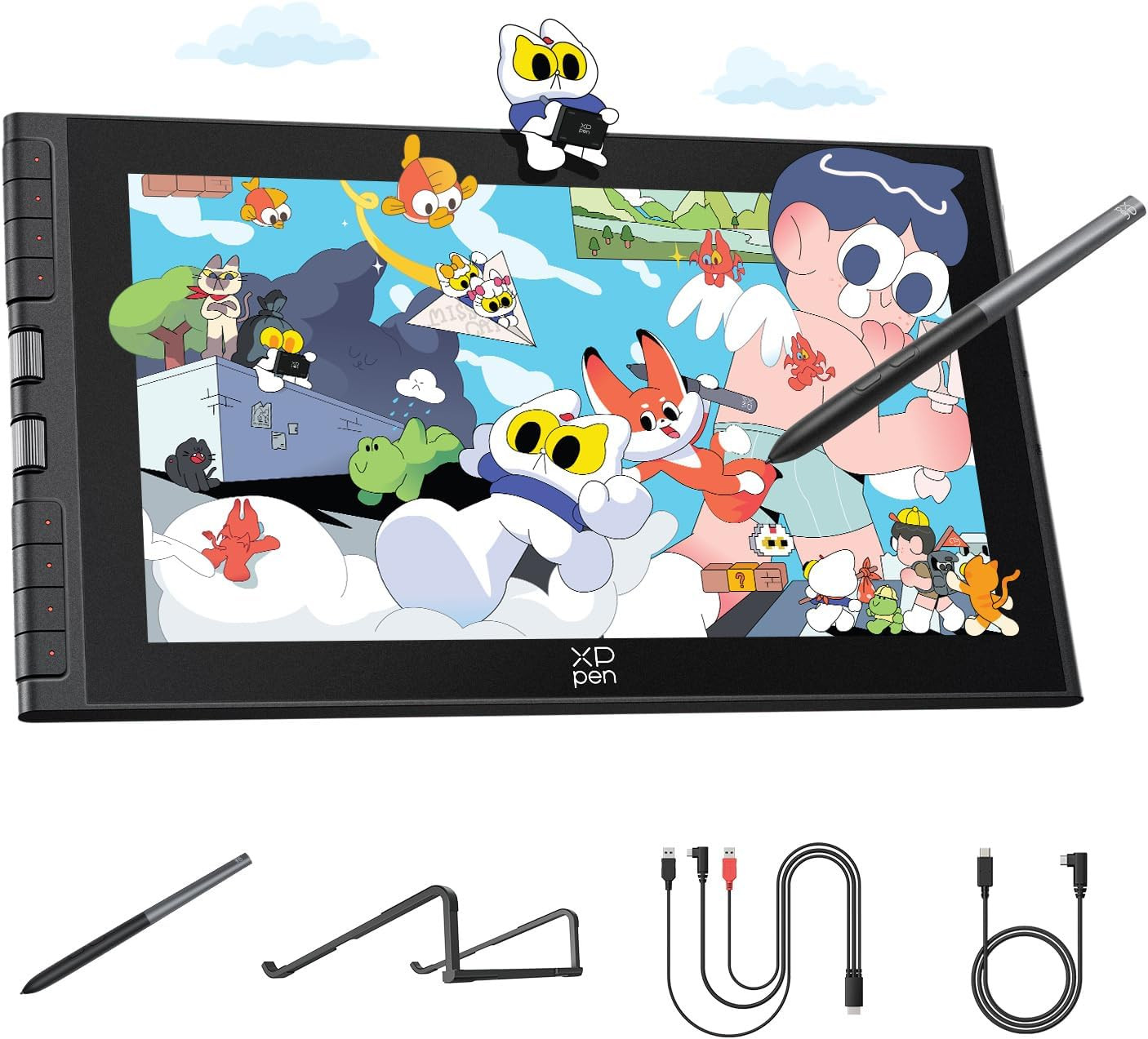 Xppen Artist 12 3Rd 11.9" Drawing Tablet with Screen, 16K, X4 Pen, AG Glass | AG