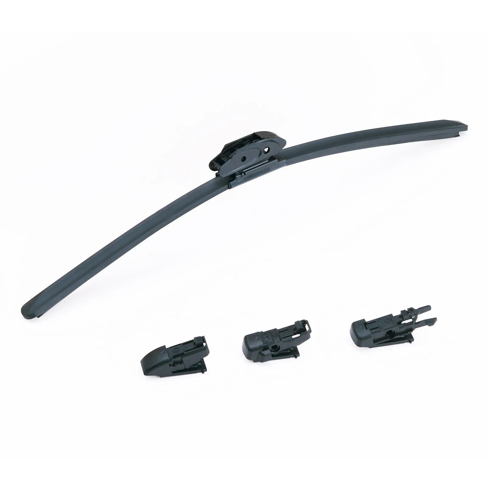 17" Rubber Wiper Blades, 43 cm Universal Replacement Wind Shield Wiper, Low Nois