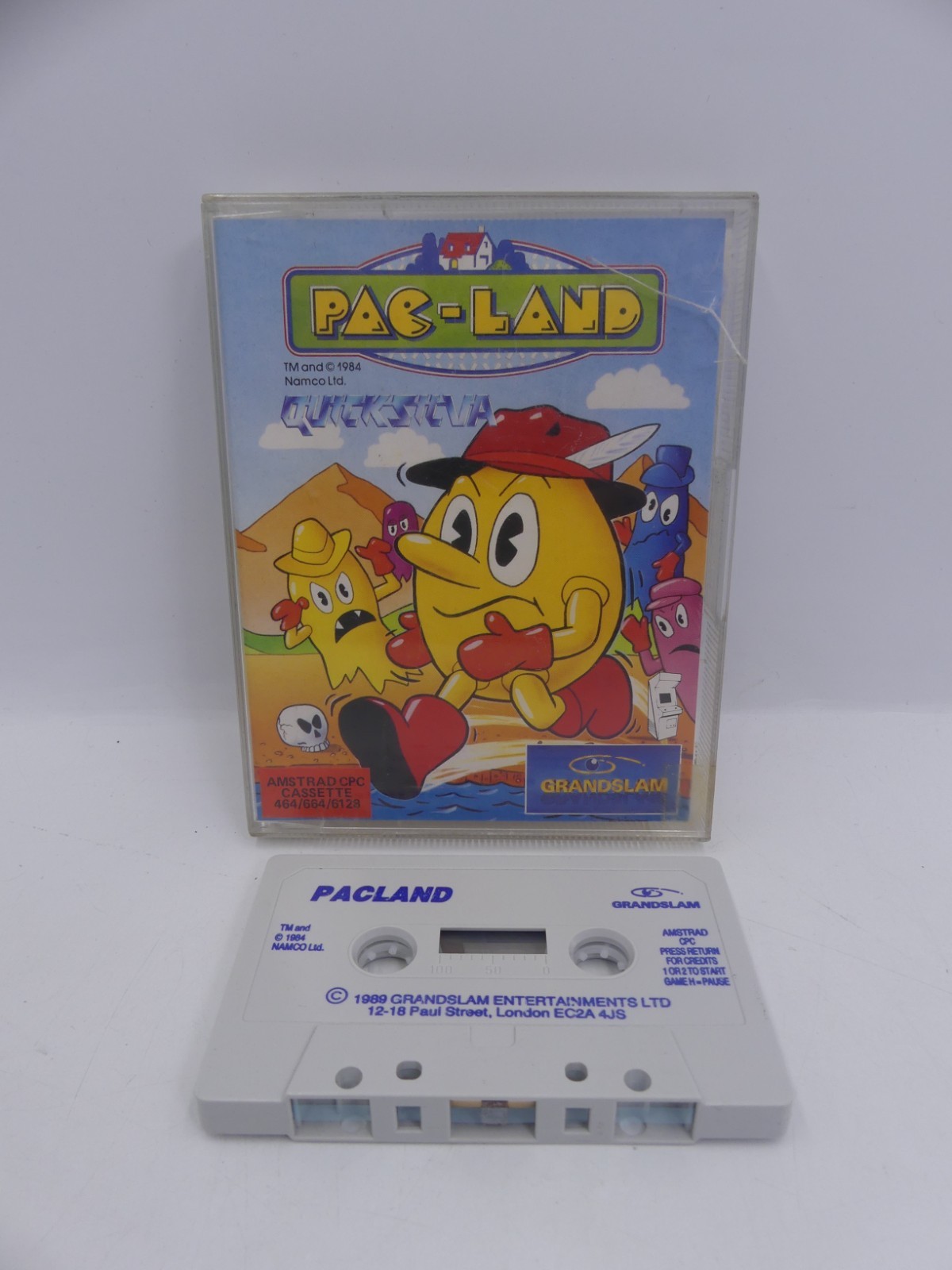 Pac-Land – Amstrad CPC 464/664/6128 Game Cassette (1989)