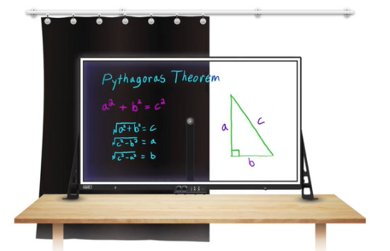 Pathway Eglass 35" Transparent All-in-One Lightboard with Built-In Camera
