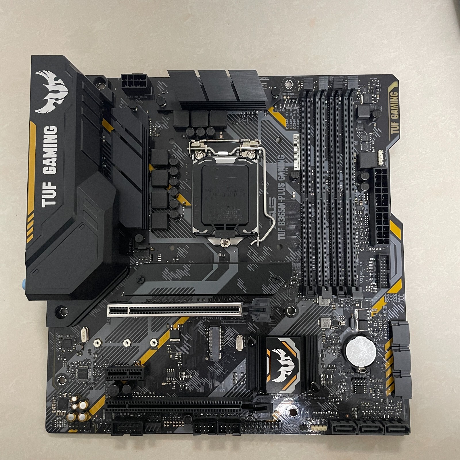 ASUS TUF B365M-Plus Gaming LGA 1151  Intel B365  Micro ATX Intel Motherboard