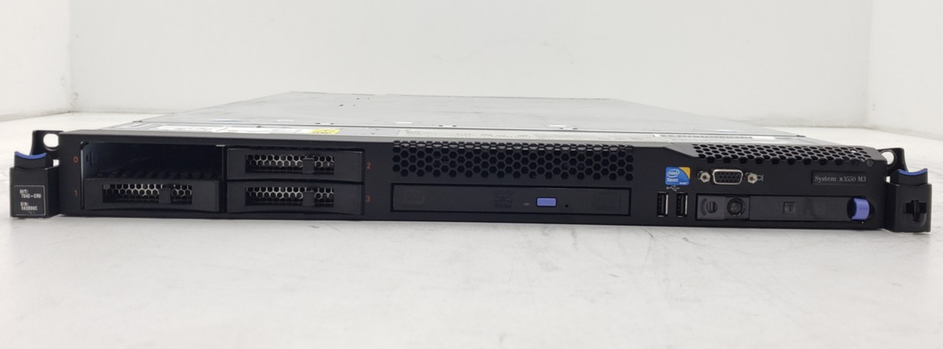 IBM System x3550 M3 1U Server Intel Xeon E5630 4GB DDR3 No HDD