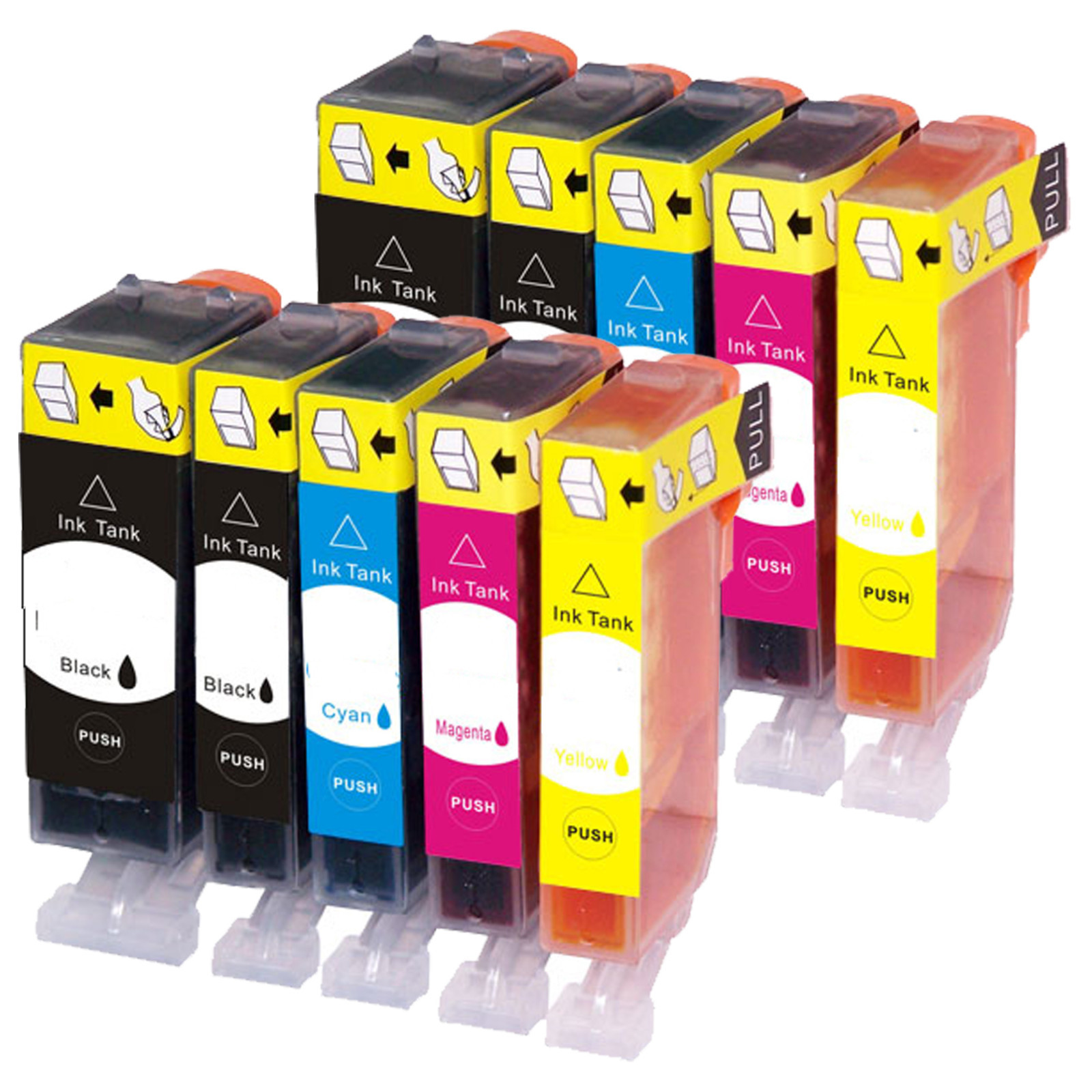 10 PK PGI-220 CLI-221 Ink cartridges For Canon Pixma iP3600 iP4600 iP4700 MP540