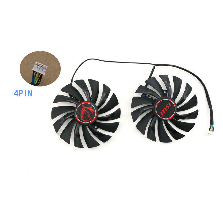 PLD10010S12HH 95mm Graphics Card Fans For MSI GTX950 960 970 980 980ti GAMING