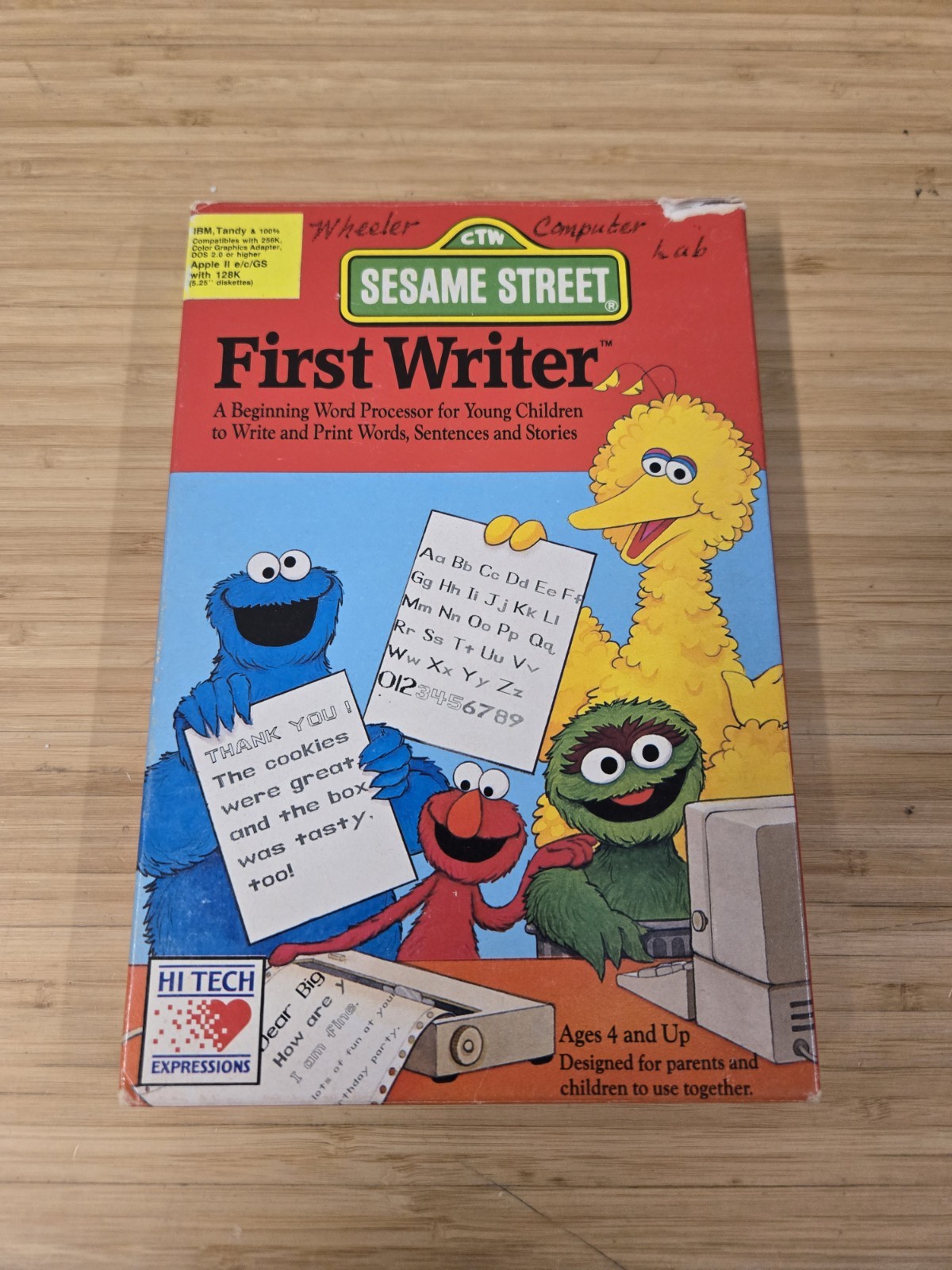 Sesame Street First Writer: A Beginning Word Processor for Children Vintage IBM