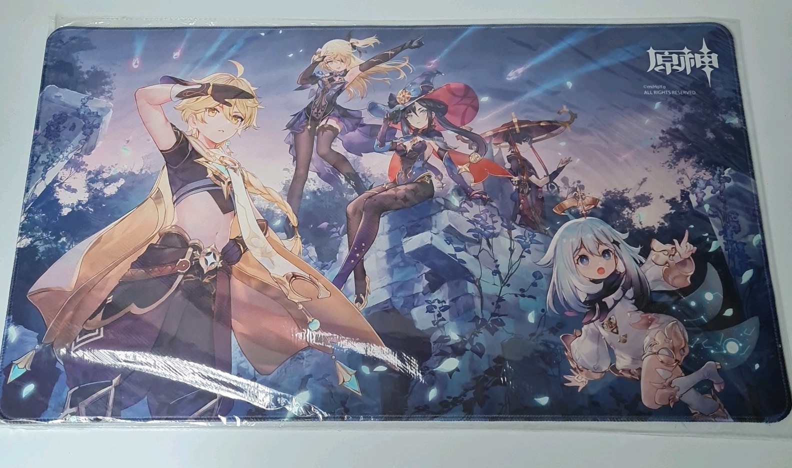OFFICIAL Genshin Impact Mouse Pad Traveller Mona Scaramouche Fischl Rare US SHIP