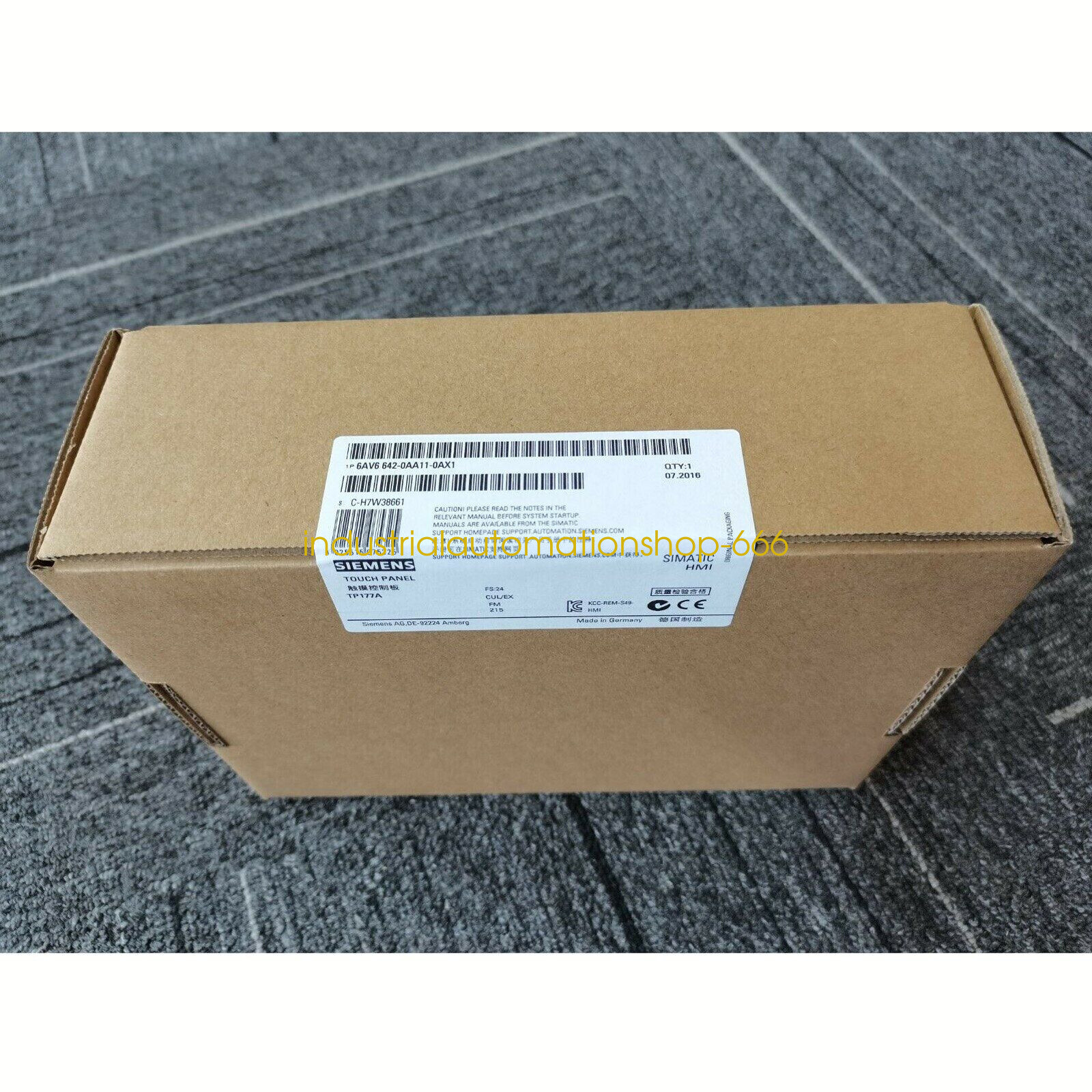 1PCS New Siemens 6AV6642-0AA11-0AX1 touch screen Via DHL or FedEX