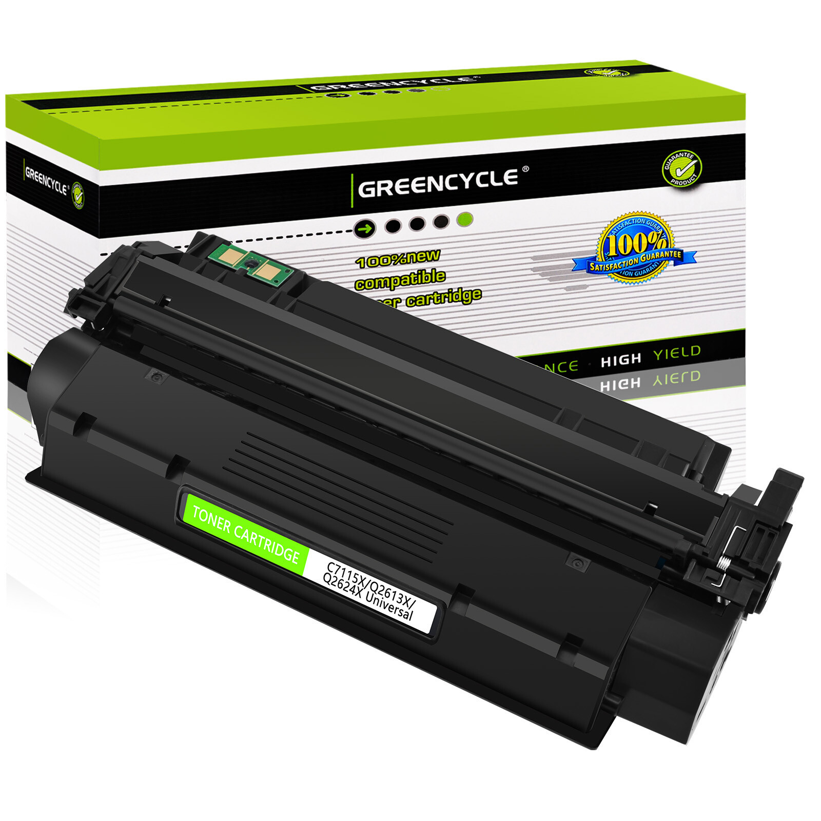 GREENCYCLE Q2624X 24X High Yield BK Toner Cartridge Lot Fit for HP LaserJet 1150