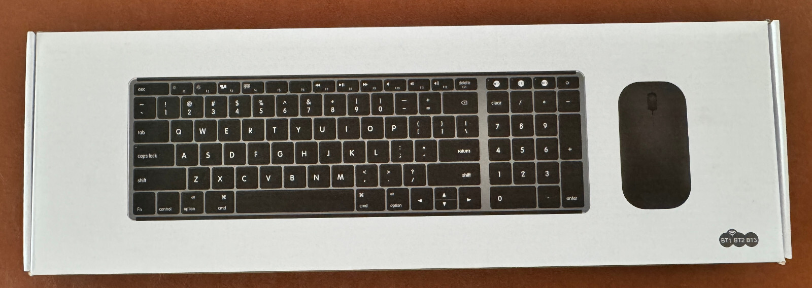 Wireless Keyboard & Mouse Combo  Seenda Full Size Slim Wireless Rechargable New