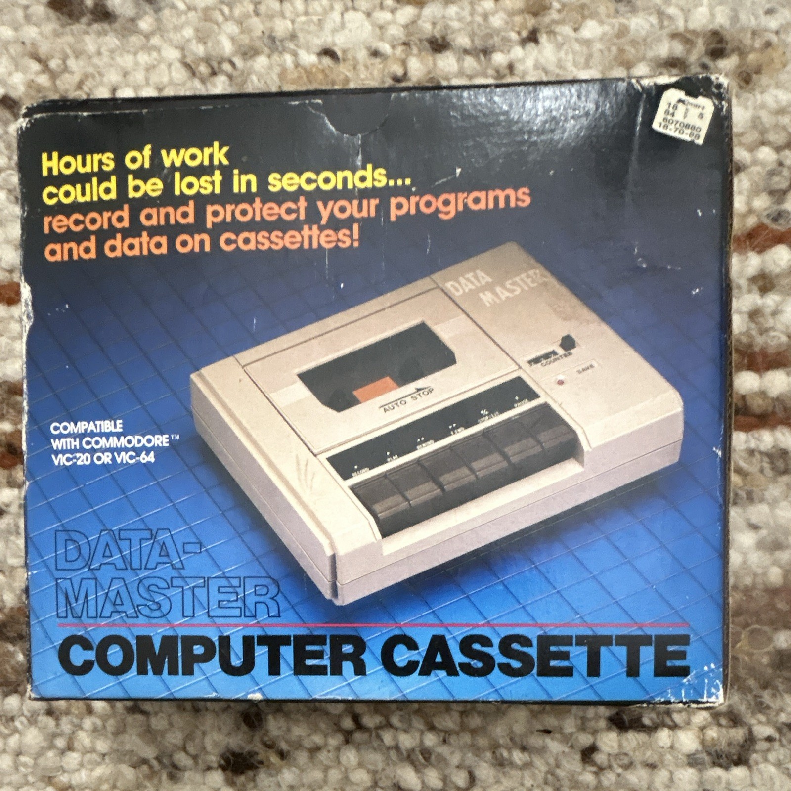 Data Master Cassette Recorder/Player MPN 5500 for Commodore VIC-20 VIC-64