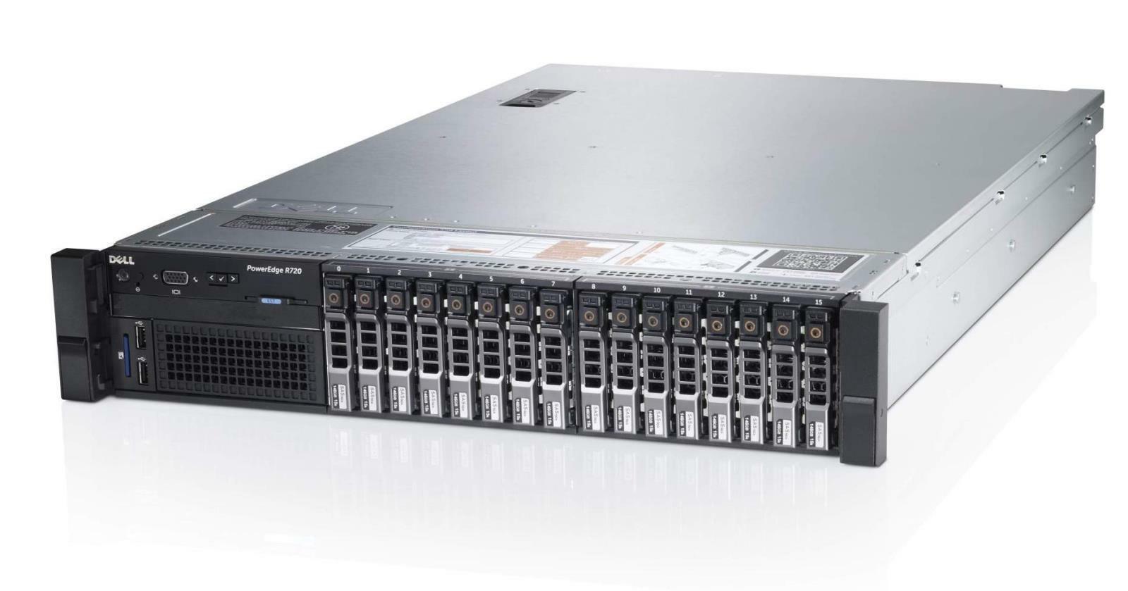 DELL PowerEdge R720 Server 2×6-Core E5-2630v2 Xeon 2.6GHz 96GB RAM 16×900GB RAID