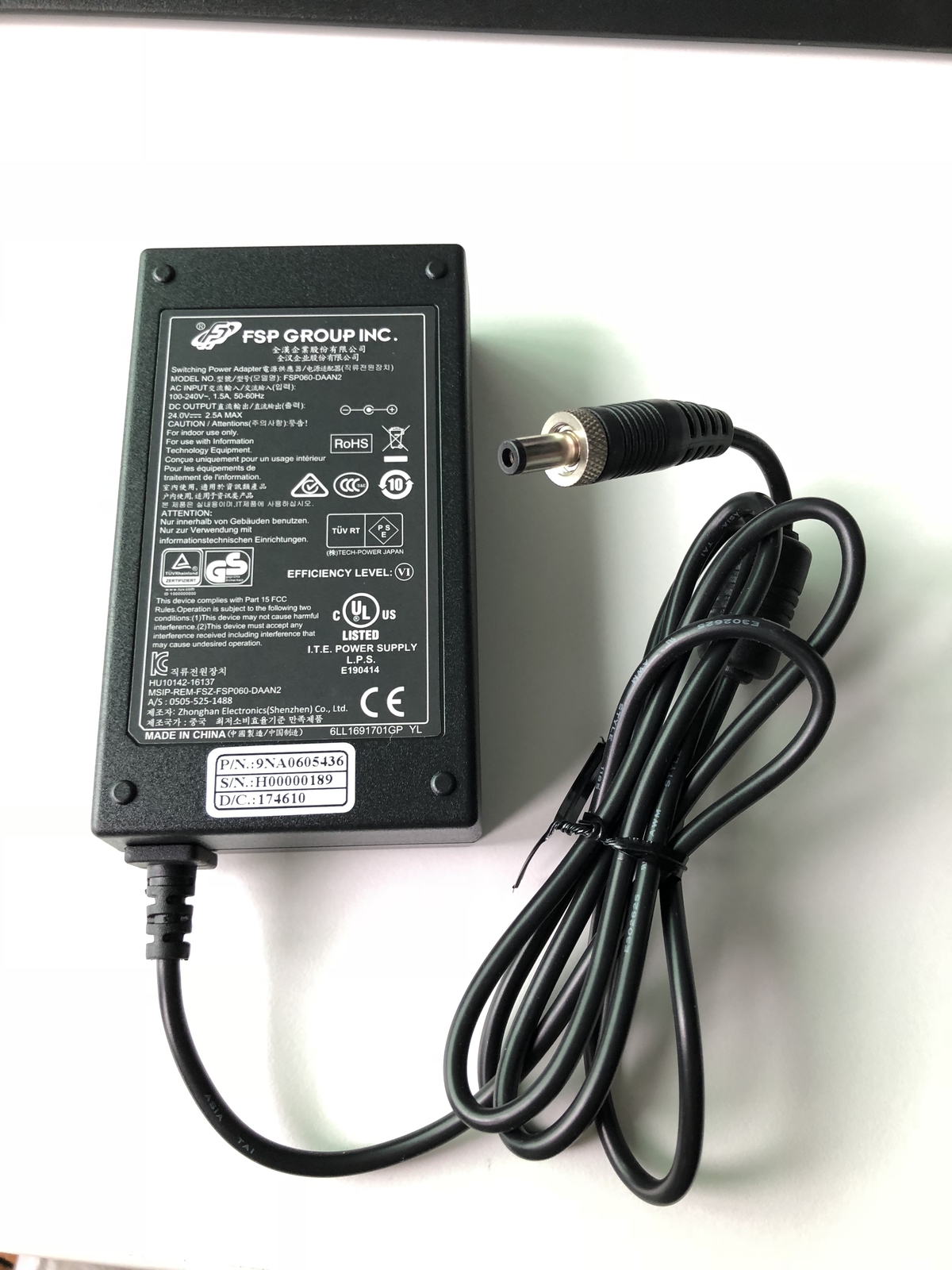 60W Genuine Switching FSP FSP060-DAAN3/FSP060-RTAAN2 24V 2.5A Power Supply