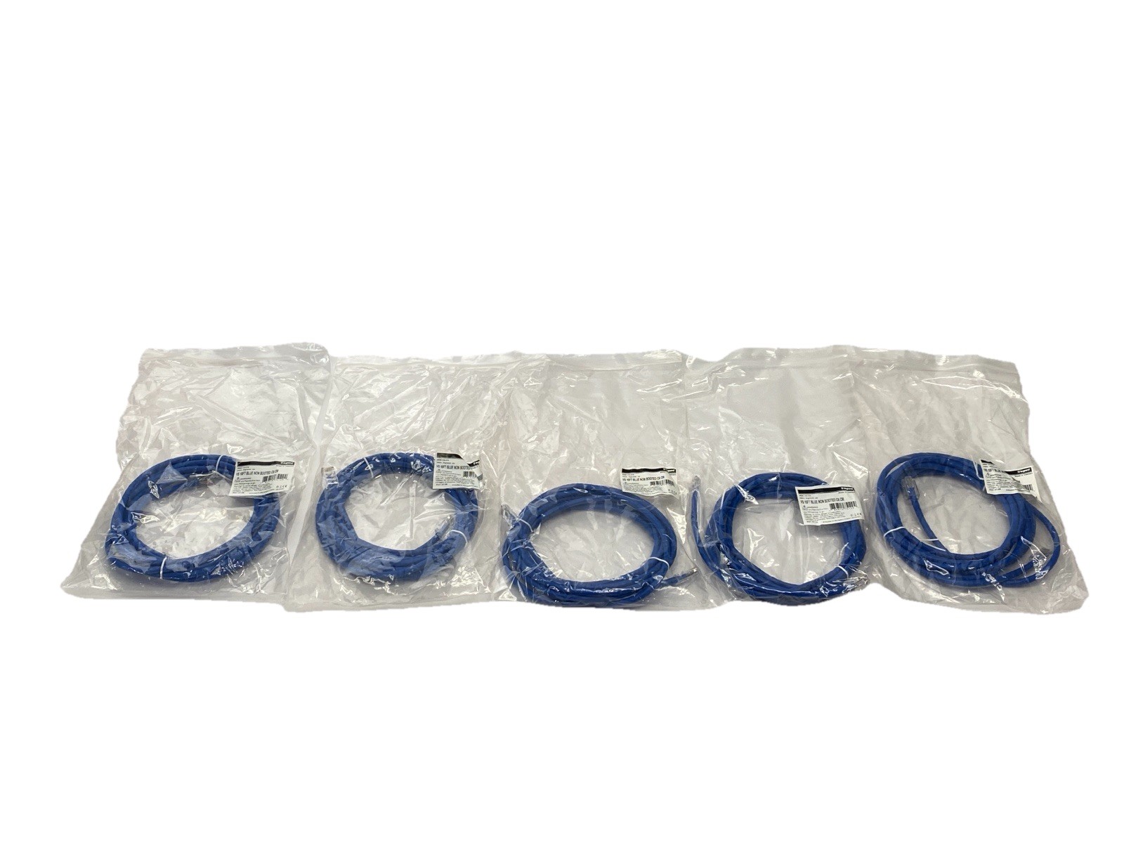 Legrand 556-110-010 Q-Series Patch Cords CAT6 Non-Booted Blue 10ft LOT OF 5