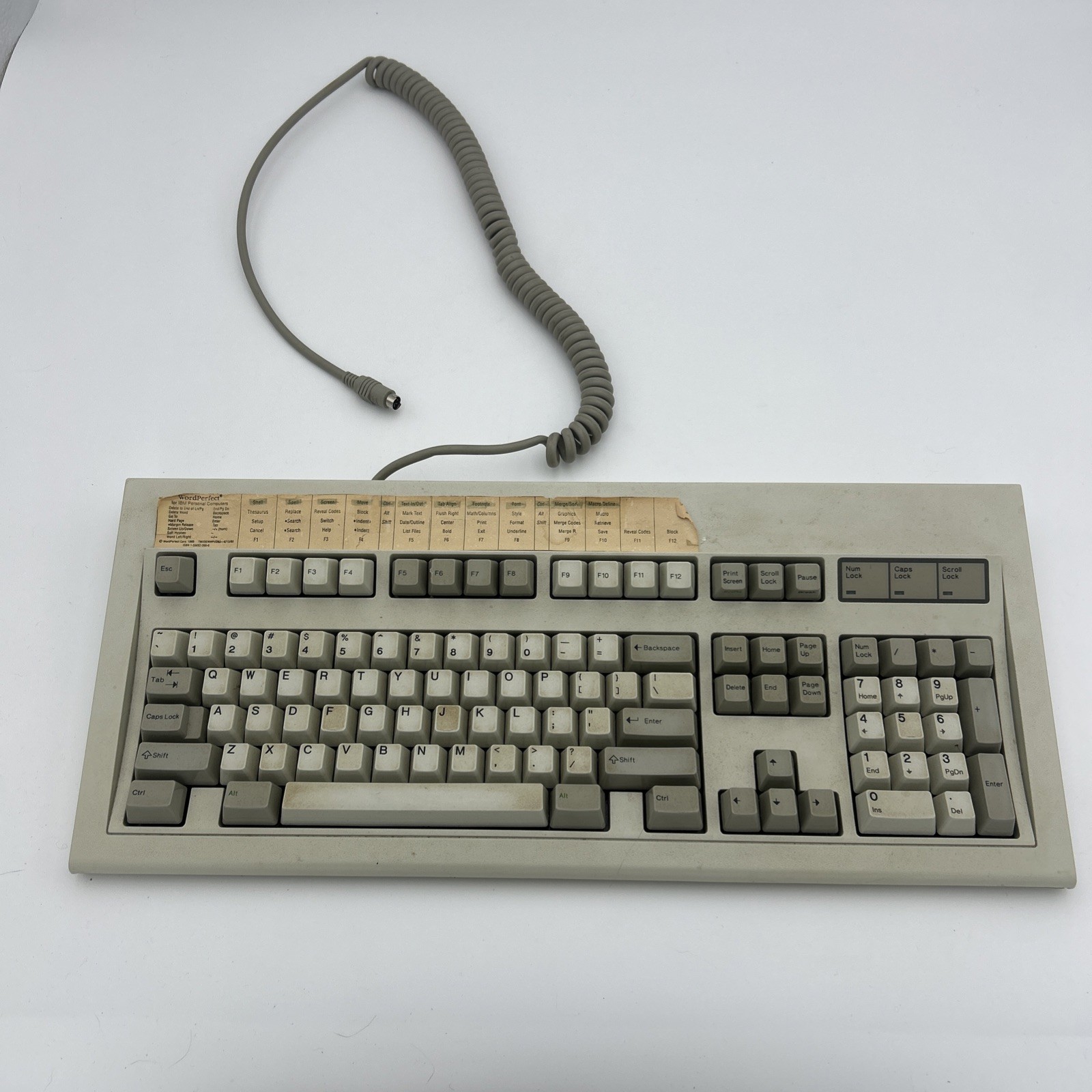 IBM Model M Keyboard 1391401 Used USA 90s Buckling Legs Clicky - Untested