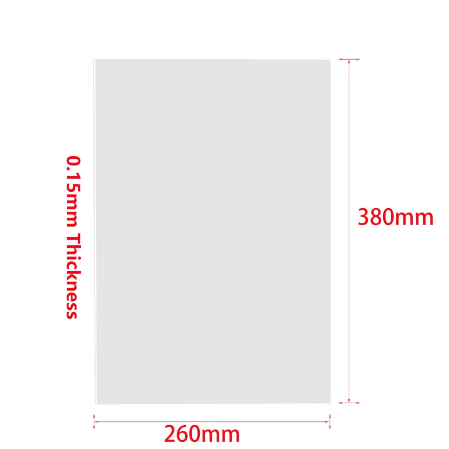 6-Pack FEP Film ELEGOO Jupiter Resin 3D Printers
