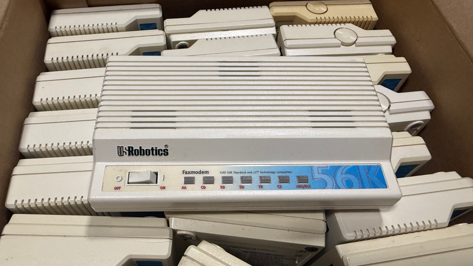  U.S. Robotics 56K Sportster External Faxmodem V.90 ~ FULLY TESTED