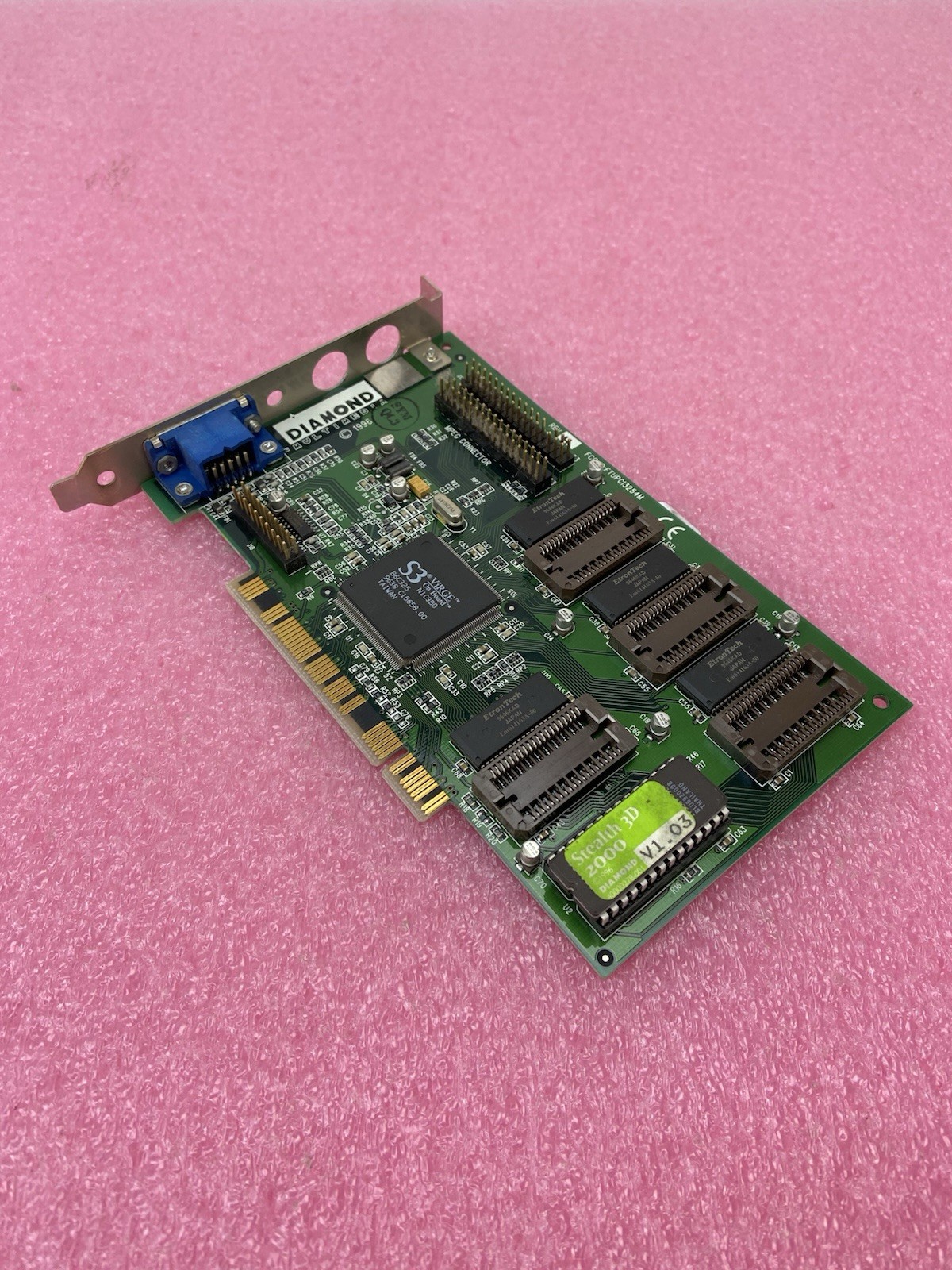 Diamond Multimedia Stealth 3D 2000 PCI Graphics Card