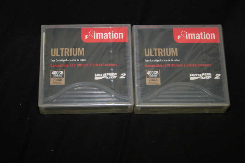 Imation Corp ULTRIUM 400GB Tape Cartridges 16598 Qty 2