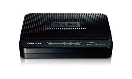NEW TP-Link ADSL2+ Modem, Up to 24Mbps Downstream Bandwidth TD-8616 Open Box