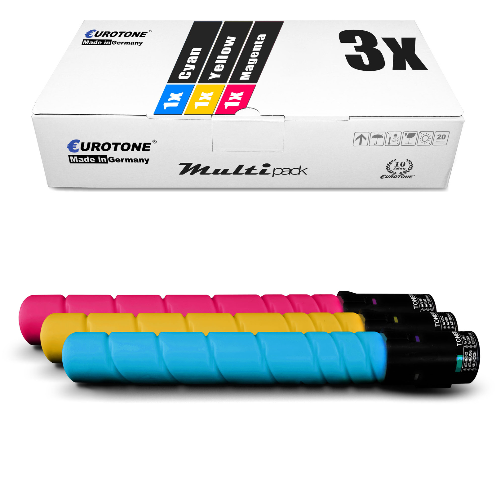 3X ECO Cartridge For Konica Minolta Bizhub C-224-E C-364-E C-284-E