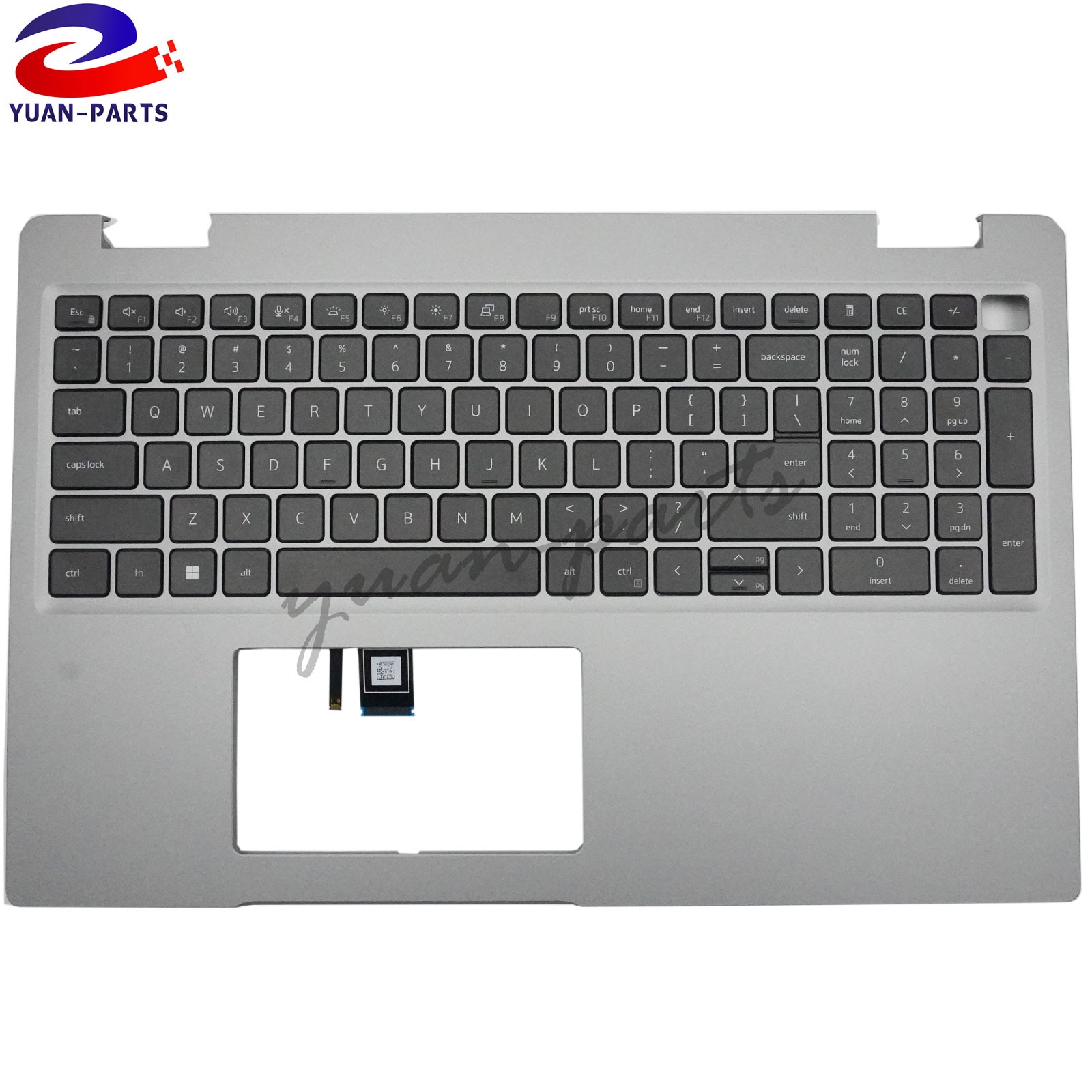 New Dell Latitude 5531 Precision 3571 Silver 15.6" Palmrest Keyboard Backlit US